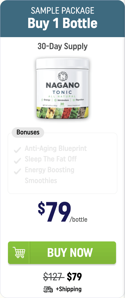 Nagano Tonic 30-day supply - 1 bottle starter pack
